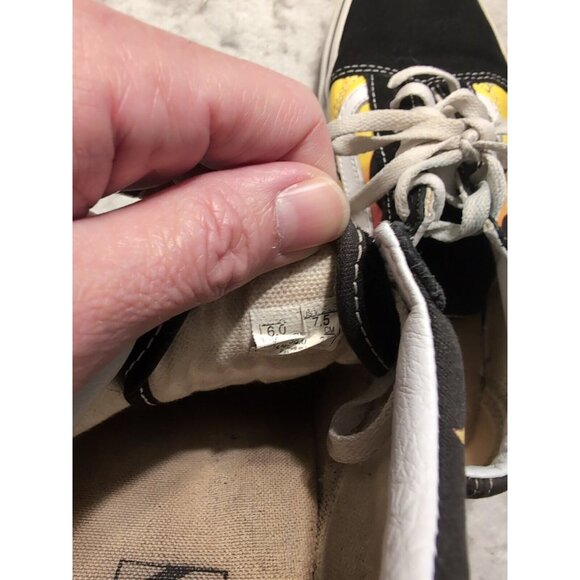 Vans Old Skool Low Top Lace Up Flame Skate Sneaker Shoes Womens 7.5 / Mens 6 - Picture 7 of 11